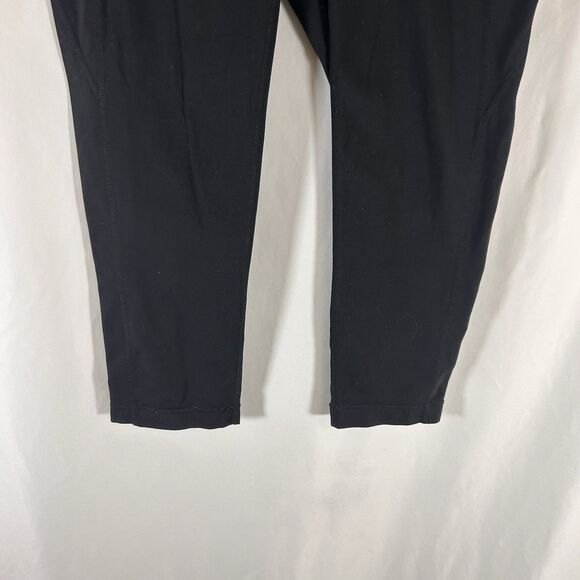 Athleta Leggings Women's Medium Black Pull On Nylon Blend Mid Rise - Picture 3 of 8